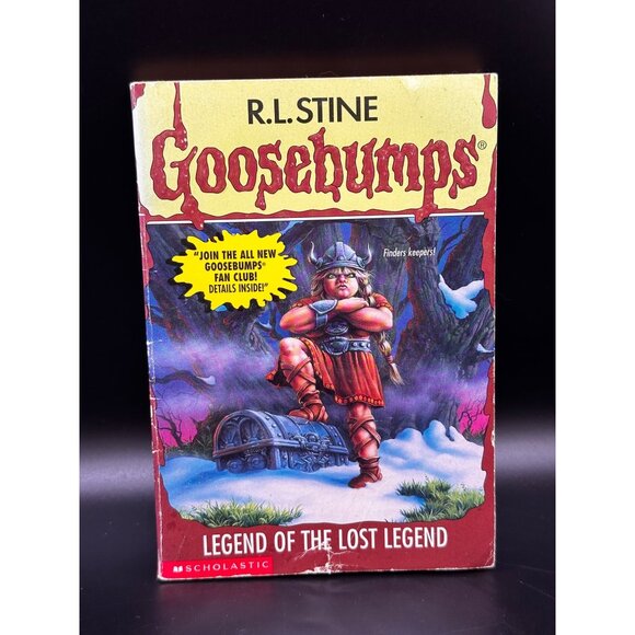 Goosebumps #47 Legend Of The Lost Legend Paperback Book R.L. Stine First Edition - Picture 8 of 16